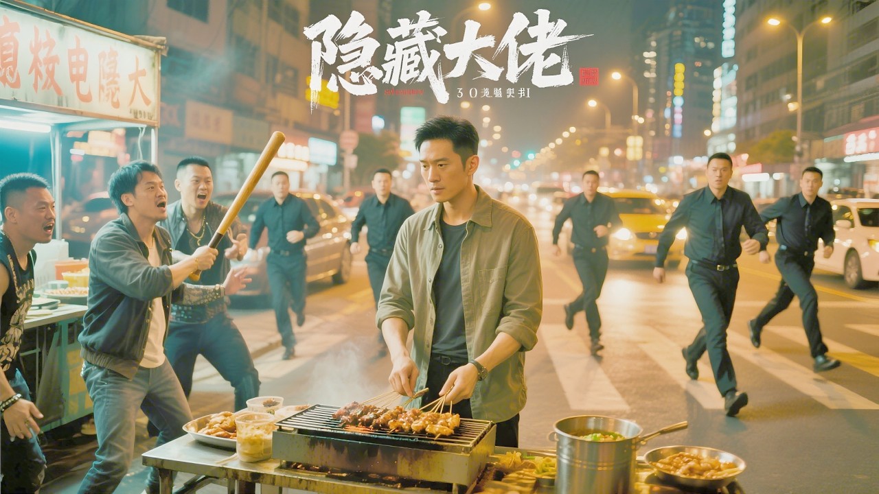 低调大佬摆摊遇混混闹事,保镖蜂拥而来,混混吓瘫跪地 #熱門短劇 #完結 #完整版 #大結局