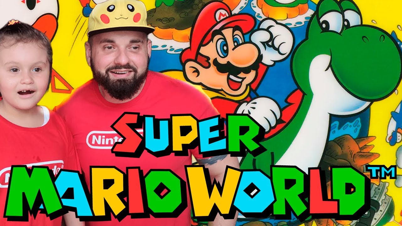 Apresentei Super Mario World pra minha filha… olha a reação dela 😍