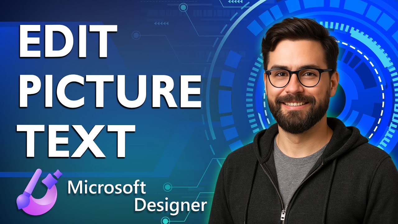 How To Edit Picture Text In Microsoft Designer [2026 Guide] - YouTube
