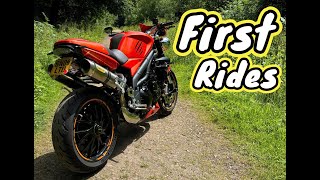 Triumph Speed triple 1050 - First rides