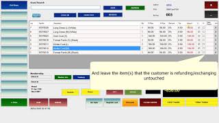 Edgeworks Retail POS Guide - How to Refund(with Receipt) (Cashier)