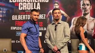 Vasyl Lomachenko vs Anthony Crolla FACE OFF