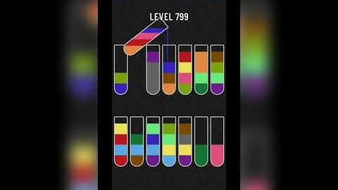 Water sort puzzle level 799