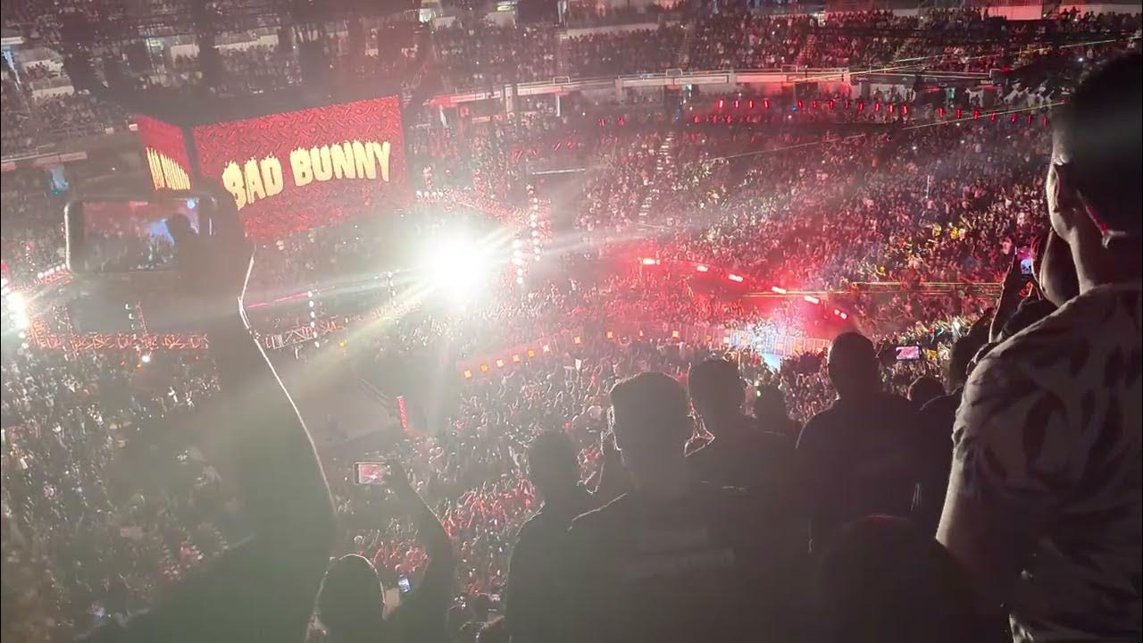 Bad bunny Backlash entrance YouTube