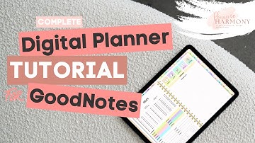 Complete DIGITAL PLANNER TUTORIAL for GoodNotes + little tricks
