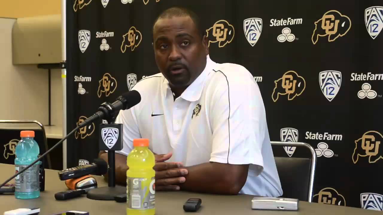 Jon Embree at 2012 Media Day