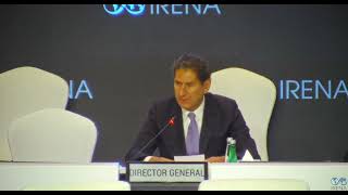 #IRENA14A: Director-General Francesco La Camera, Plenary Session