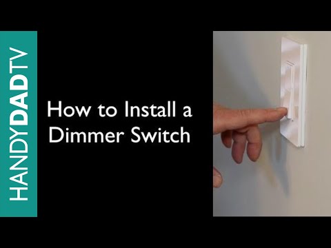 How to Install a Dimmer Switch