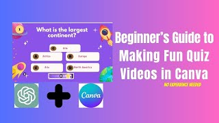 Make AMAZING Quiz Videos in Canva - The ULTIMATE Game Changer!