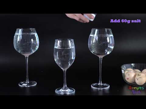 Sinking or Floating Egg Experiment