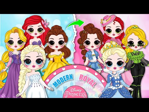 NEW Fashions for Disney Princess / DIYs Paper Dolls & Crafts