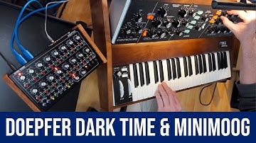 Doepfer Dark Time & Minimoog. #doepfer #minimoog