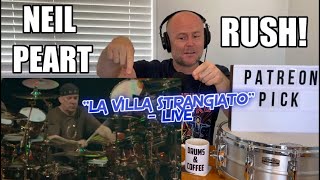 Drum Teacher Reacts: NEIL PEART | Rush - ''LA VILLA STRANGIATO'' - LIVE | (2020 Reaction)