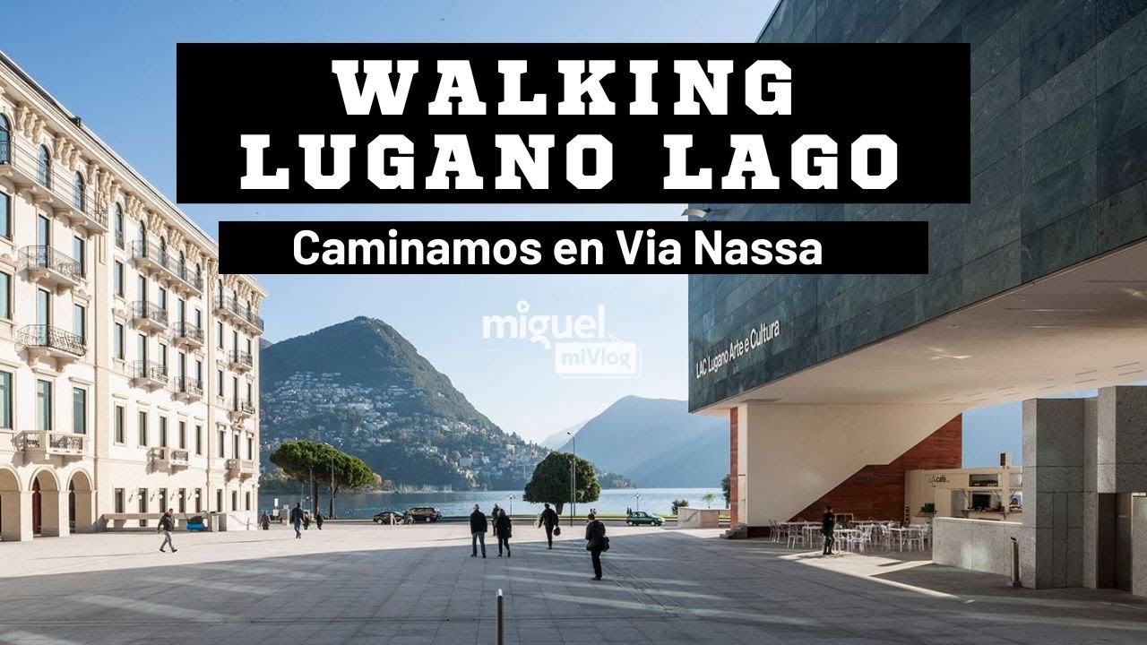 Paseo en Lugano - Canton Ticino - Suiza 🇨🇭 (Winter walking on Switzerland)