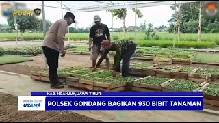 BHABINKAMTIBMAS POLSEK GONDANG BAGIKAN 930 BIBIT TANAMAN