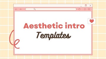 Aesthetic intro templates| NO TEXT *NO CREDIT NEEDED* | joonxlily