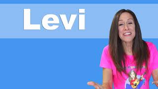 Name Game Song Levi | Learn to Spell the Name Levi | Patty