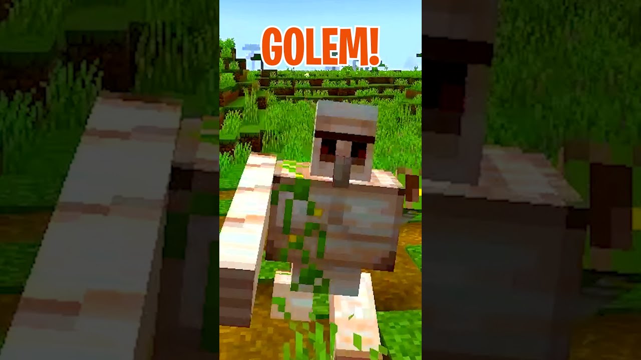 Minecraft... MA SONO UN GOLEM! #Shorts