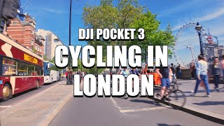 Central London Bike Ride With DJI Pocket 3 As Actioncam