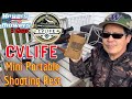 CVLIFE FDE Canvas Shooting Rest PVC fill Bag for Rifle Outdoor Range Hunting and Target Sighting