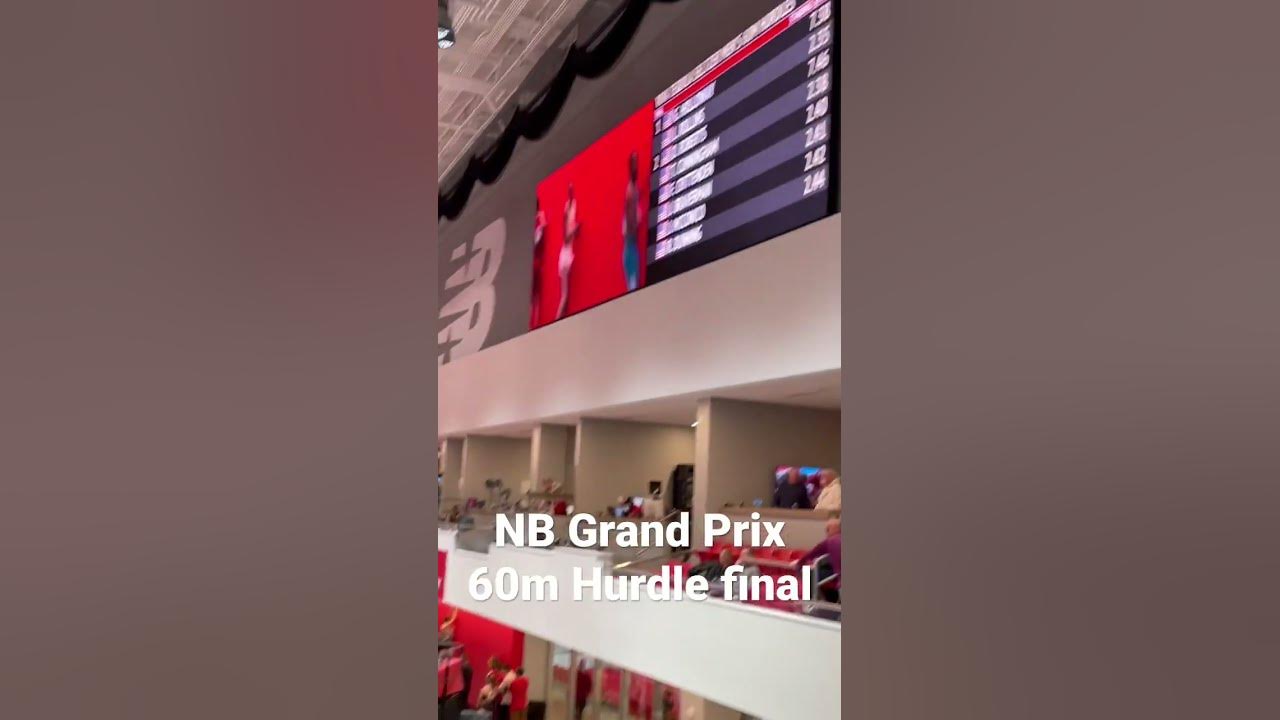 NB Grand Prix Indoor World Track Tour 60m finals Grant Holloway wins