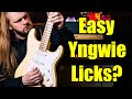 5 Easy(ish) Yngwie Malmsteen Licks (How To Sound Like Yngwie - Part 4)