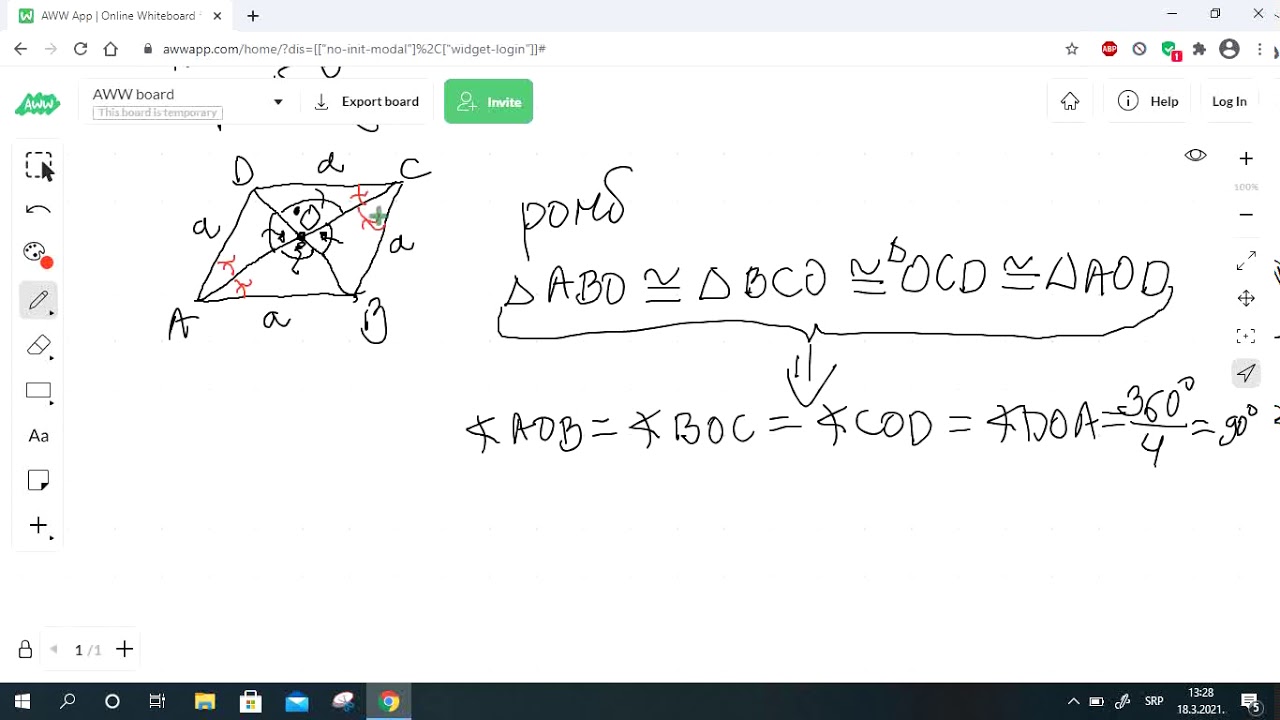 Vrste paralelograma - obrada