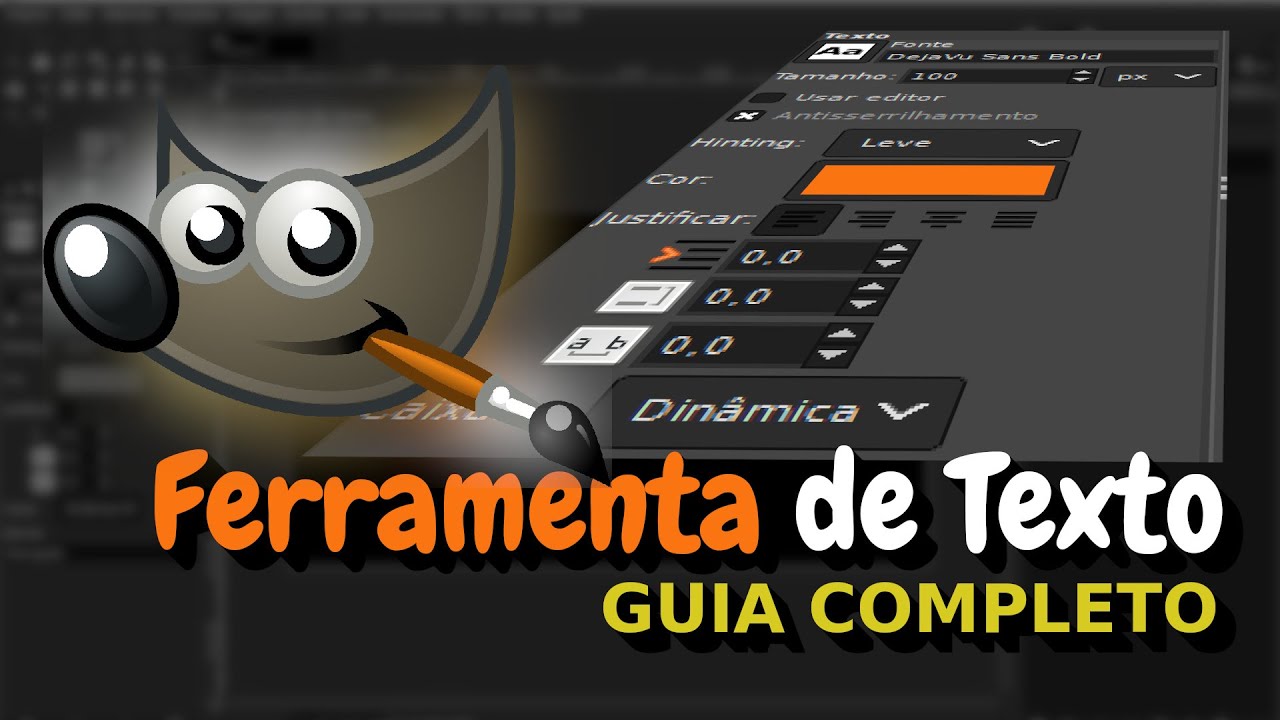 GIMP  - Como Usar a Ferramenta de Texto – GUIA COMPLETO