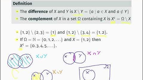 MATH0007 video 2: set operations
