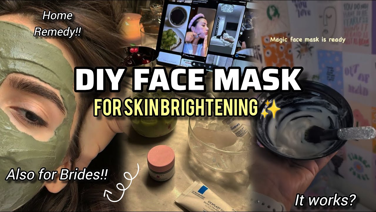 DIY HOMEMADE FACE MASK THAT REALLY WORKS!!