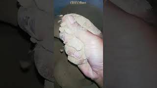 Soft mud💛 clay crumbling please subscribe my channel #satisfying #viral screenshot 5