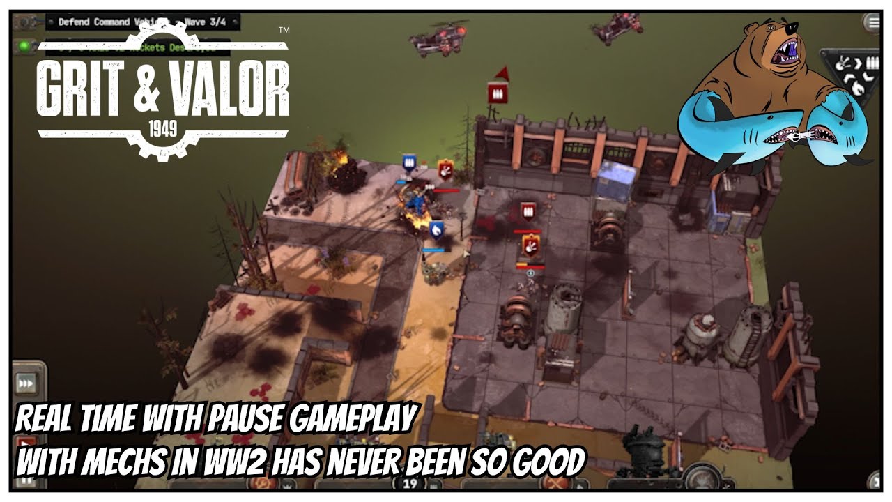 Form Your Steampunk Mech Squadron And Take The Fight To Axis - Grit and Valor - 1949