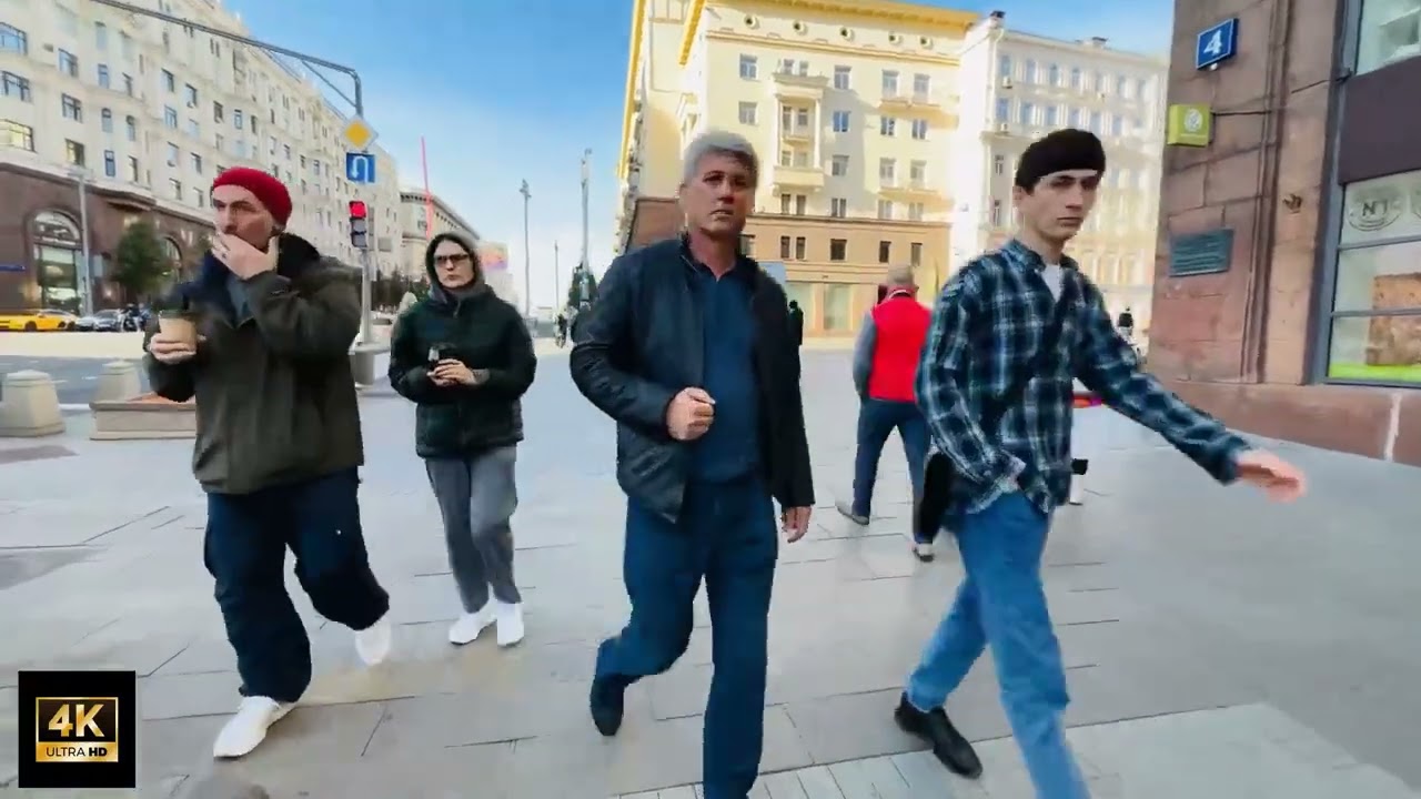 [4k] Прогулка по Москве, улица Охотный ряд , осень 2022 года, Россия || Улица 247