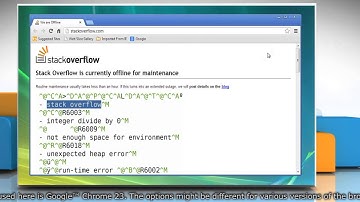 Google™ Chrome displaying square boxes instead of text in Windows® Vista