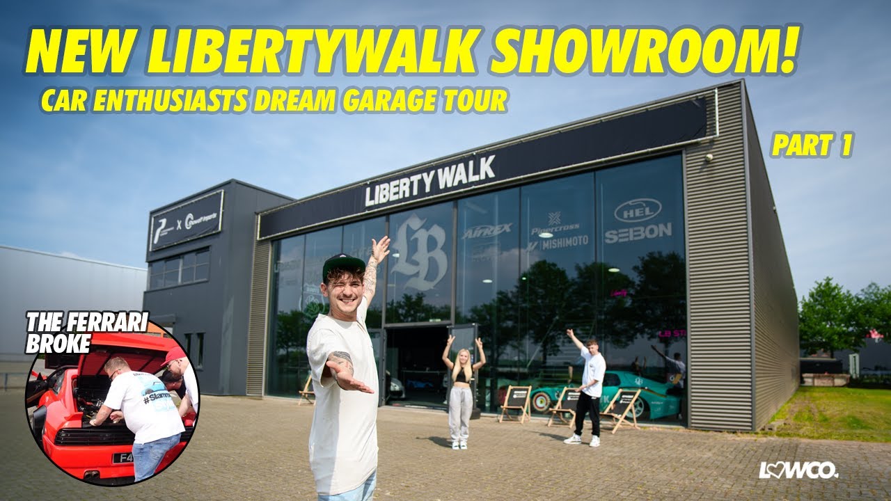 VISITING THE NEW LIBERTYWALK HQ | DREAM CAR GARAGE | PART 1 - LOWCO.TV