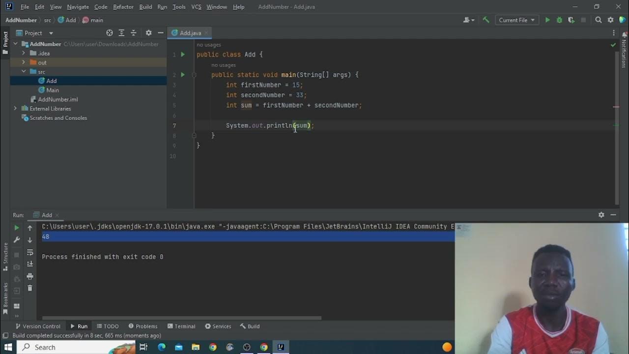 How to add two numbers in Java - YouTube