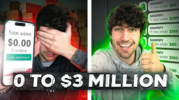 How I Went from 0 to $3 Million Shopify Dropshipping (My Story)