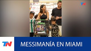 LIONEL MESSI en el entrenamiento del Inter Miami: saludo, sonrisa y firma en el brazo de una fan