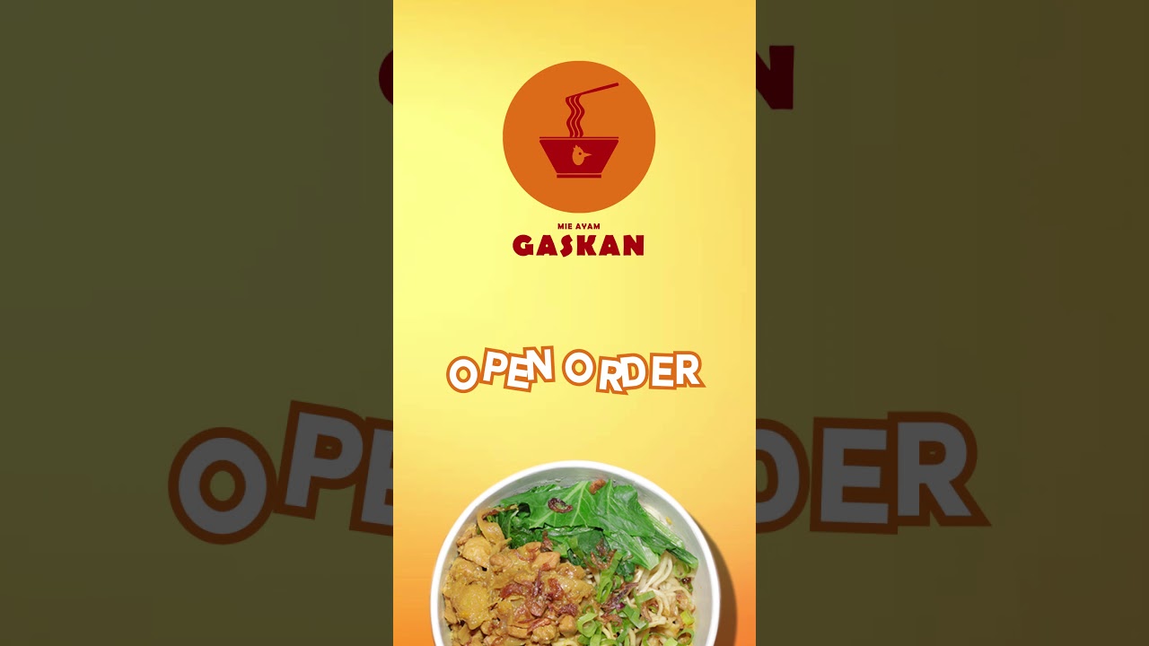 motion graphic for mie ayam gaskan