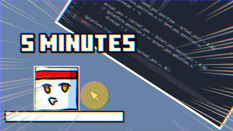 Gw buat game dalam waktu 5 menit - Developer