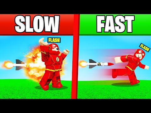 I Upgraded THE FLASH To Level 1000… (Roblox)