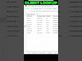 Get a client's full history in ONE click! 🤯 Google Sheets CRM  #shorts