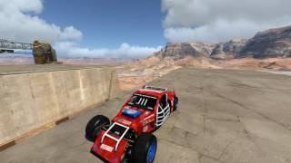 TrackMania Turbo: How to cross a gap in Split Screen with collisions on