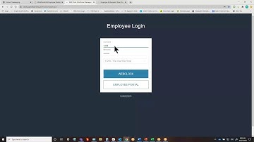 Swipeclock TimeWorksPlus Demo