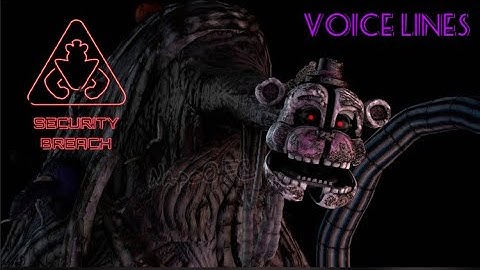 Fnaf security breach the blob sounds and voice lines remake