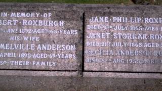 Roxburgh Graves Kinross Perthshire Scotland
