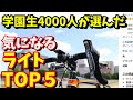 【自転車ライト】学園生4000人が選んだ気になるライトTOP5【ロードバイク・クロスバイク】