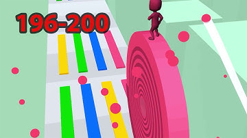 Layers Roll - Level  196-200  - Gameplay Walkthrough - All Level (iOS, Android)