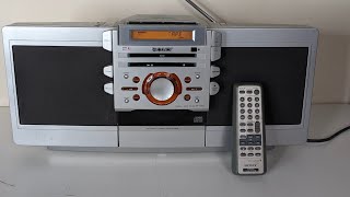 Sony Psyc ZS-D55 demo CD/Radio/Cassette Boombox, available for sale on Fitzflipz Ebay store