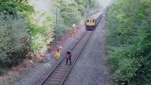 One Second Changed Everything | Train Accident Caught on Camera